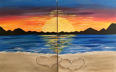 couple painting|23 Fun Couple Painting Ideas for Your Next Date Night